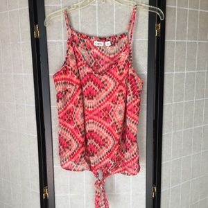 Cato Tie-Front Tank Top